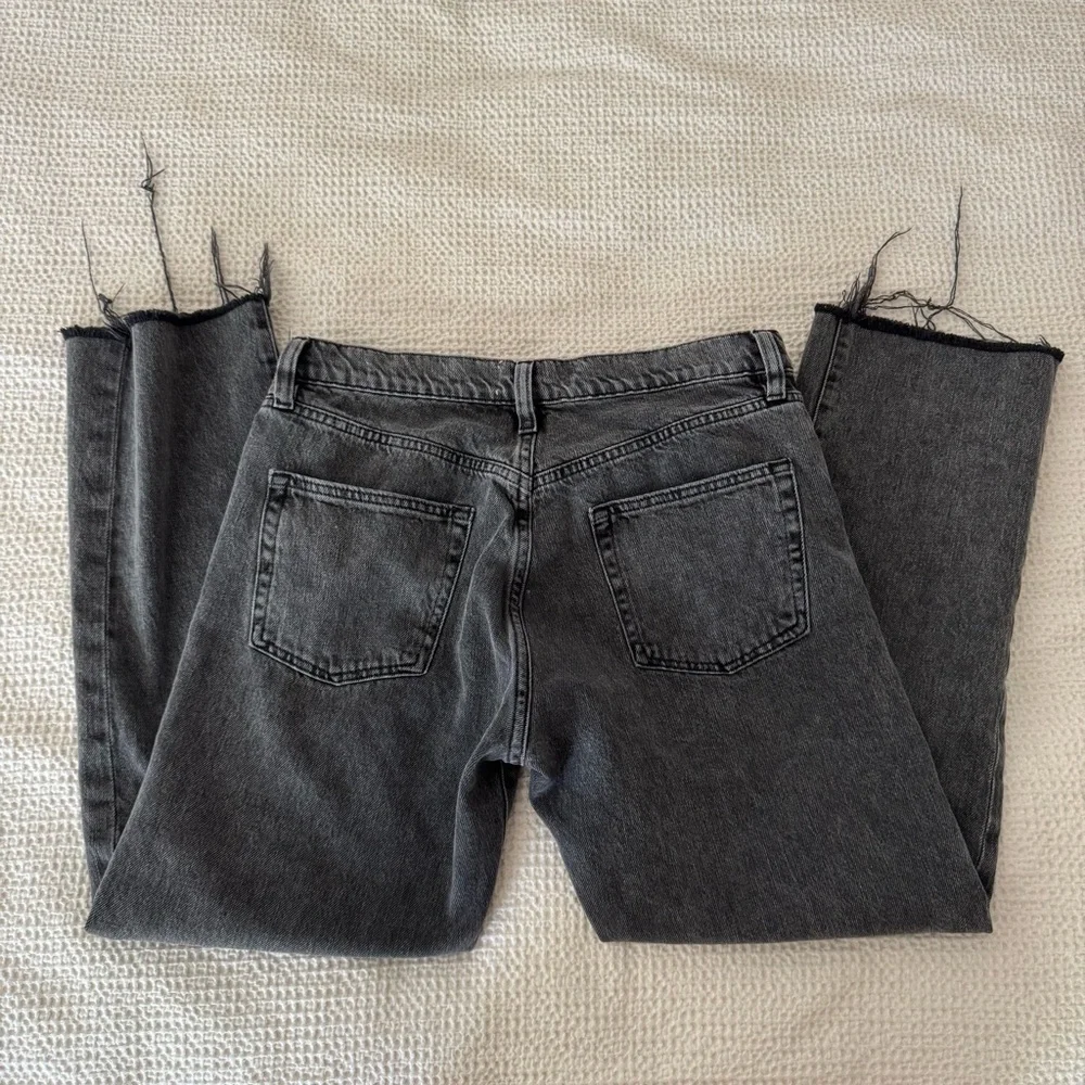 FRAME Denim Black Le Slouch Jeans Size 27 - Picture 4 of 6